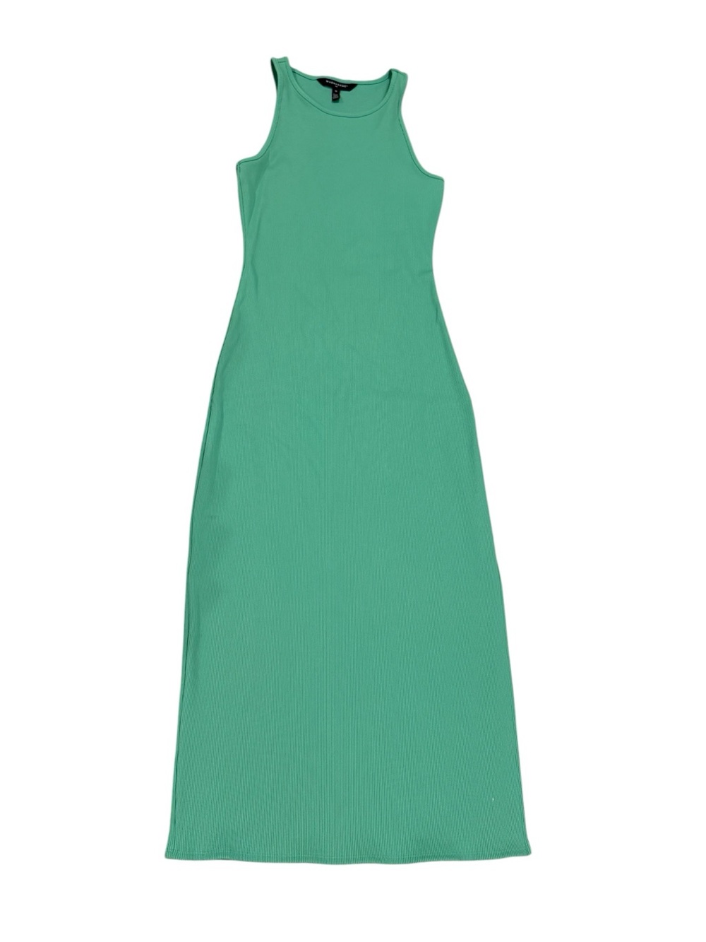 WHBM Forme Rib Sleeveless Midi Dress in Mint Green - Picture 1 of 10